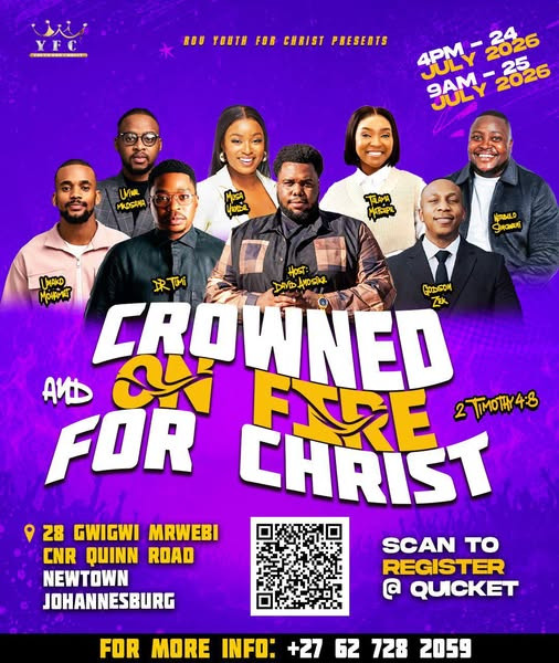 ROV Youth For Christ Presents two-day program.
